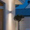 Hochwertige Wandleuchte MONZA, Up/Down-light, massives Alu, IP54