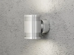 Hochwertige Wandleuchte MONZA, Up/Down-light, massives Alu, IP54