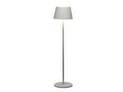 4in1 Akku Outdoor Stehleuchte POMEZIA mit RGB Farbwechsel, Weiß, H:150cm