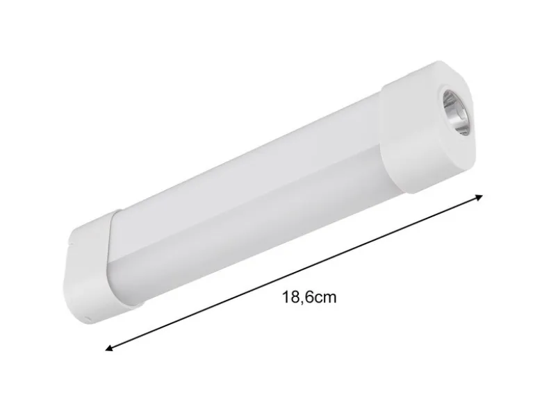 3in1 Akku Tageslicht Unterbauleuchte YUKI ohne Kabel zum Kleben, Länge 18,6cm