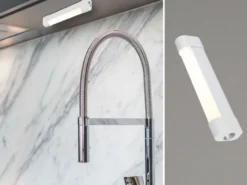 3in1 Akku Tageslicht Unterbauleuchte ohne Kabel zum Kleben, Länge 18,6cm