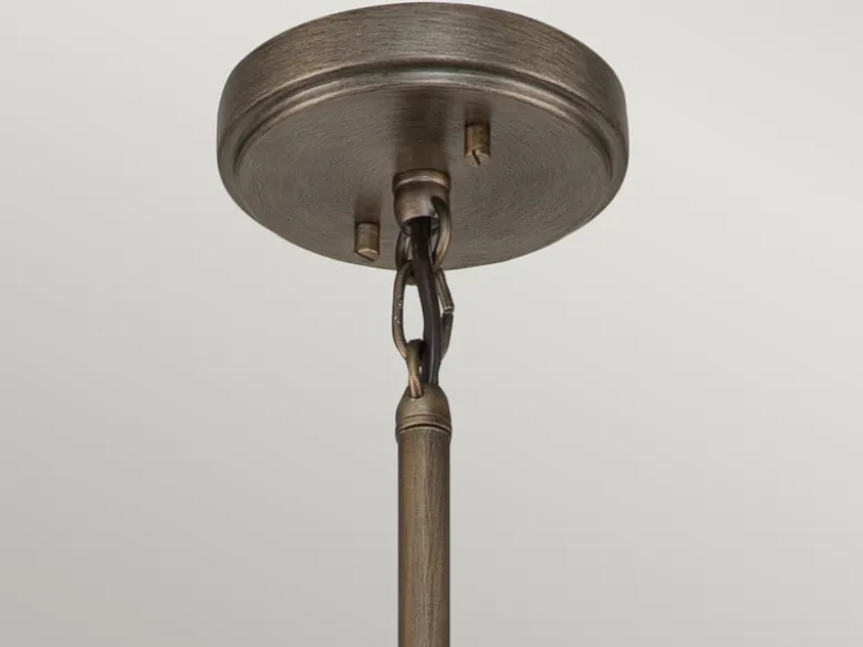 Industrial Pendelleuchte ASHLAND BAY für Innen & Außen, Bronze Ø66cm