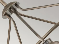 Industrial Pendelleuchte ASHLAND BAY für Innen & Außen, Bronze Ø66cm