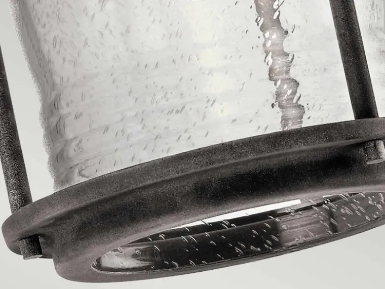 Industrial Wandlaterne ASHLAND BAY für Innen & Außen, Anthrazit Höhe 35cm