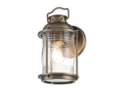 Industrial Wandlaterne ASHLAND BAY für Innen & Außen, Bronze Höhe 28cm