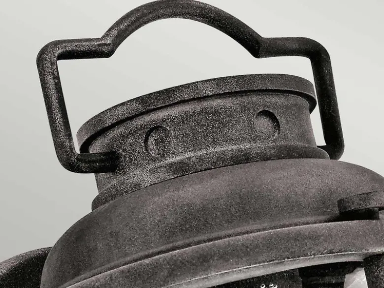 Industrial Wandlaterne ASHLAND BAY für Innen & Außen, Anthrazit Höhe 28cm