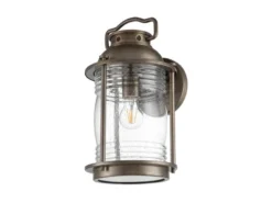 Industrial Wandlaterne ASHLAND BAY für Innen & Außen, Bronze Höhe 40cm