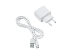 3 in 1 LED Akku Tischleuchte MAXI mit Klemm- & Klebestation, Weiß H: 36cm