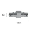 Isolator Grau für 2-Phasen Schienensystem DUOline