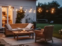 Kabellose Akku Stehlampe SUAREZ dimmbar für Innen & Außen, Beige - 123cm klein