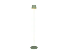 Kabellose Akku Stehlampe SUAREZ dimmbar für Innen & Außen, Grün - 123cm klein