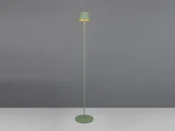 Kabellose Akku Stehlampe SUAREZ dimmbar für Innen & Außen, Grün - 123cm klein
