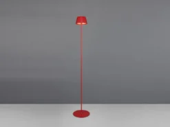 Kabellose Akku Stehlampe SUAREZ dimmbar für Innen & Außen, Rot - 123cm klein