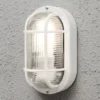 Kellerleuchte ELMAS für Wand-& Deckenmontage Weiß, Höhe 20cm