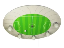 Kinder Deckenleuchte Fußball-Stadion mit Zugschalter für LED-Schlummerlicht