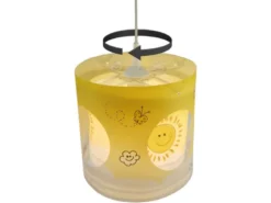 Kinder Hängelampe Motiv Sonne Lampenschirm drehend mit LED – tolle Lichteffekte