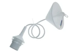 Kinder Papierlampe BLÜMCHEN Lampenschirm Ø 40cm Pendelleuchte mit Aufhängung
