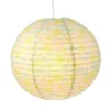 Kinder Papierlampe BLUMEN Motiv Lampenschirm Ø 40cm Pendelleuchte mit Aufhängung