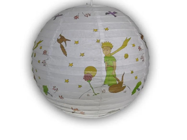 Kinder Papierlampe DER KLEINE PRINZ Lampenschirm Pendelleuchte mit Aufhängung