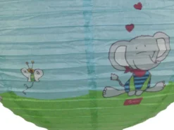 Kinder Papierlampe Lolo Lombardo Lampenschirm Ø40cm Pendelleuchte mit Aufhängung