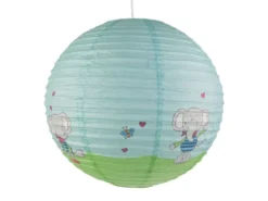 Kinder Papierlampe Lolo Lombardo Lampenschirm Ø40cm Pendelleuchte mit Aufhängung