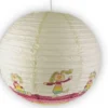 Kinder Papierlampe RABBIT Motiv Lampenschirm Ø40cm Pendelleuchte mit Aufhängung