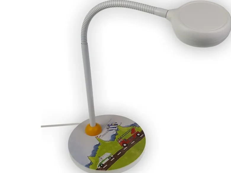 Kinder Schreibtischlampe AUTOMOBILE mit Flexarm, Höhe 43cm
