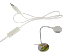 Kinder Schreibtischlampe AUTOMOBILE mit Flexarm, Höhe 43cm