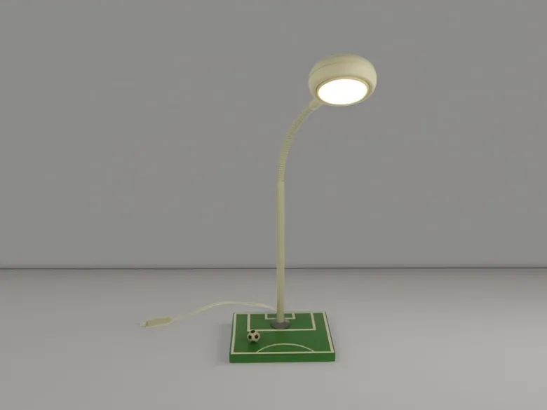Kinder Schreibtischlampe FUSSBALLFELD mit Flexarm, Höhe 37cm