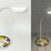 Kinder Schreibtischleuchte Weiß DINO Motive, Flexarm & LED-Leuchtmittel, 43cm