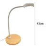 Kinder Schreibtischleuchte Pfirsichfarben/Grau Flexarm & LED-Leuchtmittel, 43cm