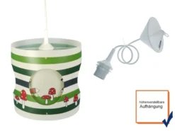 Kinderzimmer Deckenleuchte Lampenschirm drehend Motiv Fox
