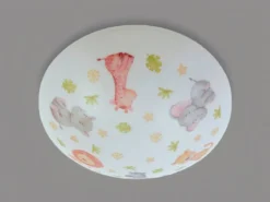 Kinderzimmer Lampe LITTLE SAFARI Deckenlampe Opalweiß & bunt Ø 35cm