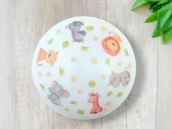 Kinderzimmer Lampe LITTLE SAFARI Deckenlampe Opalweiß & bunt Ø 35cm