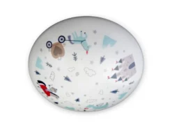 Kinderzimmer Lampe RITTER THEO Deckenlampe Opalweiß & bunt Ø 35cm