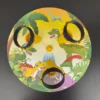 Kinderzimmer LED Deckenstrahler 3-flammig mit Dino Motiv, Ø 35cm
