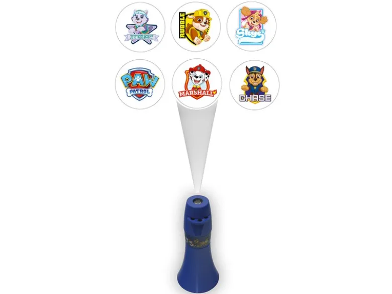 Kinderzimmer Nachtlicht PAW PATROL (6 Motive) Taschen-Projektor Batterie H: 15cm