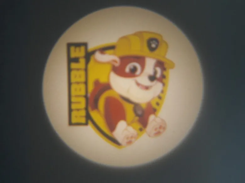 Kinderzimmer Nachtlicht PAW PATROL (6 Motive) Taschen-Projektor Batterie H: 15cm