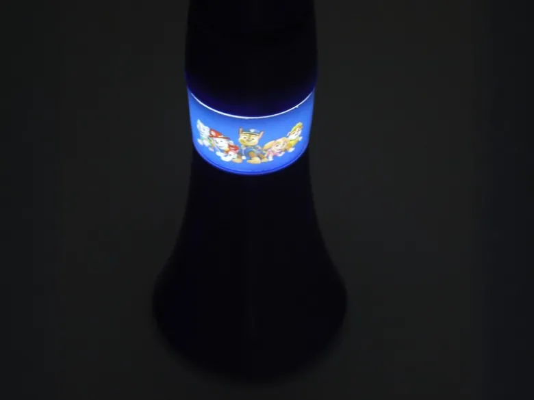 Kinderzimmer Nachtlicht PAW PATROL (6 Motive) Taschen-Projektor Batterie H: 15cm
