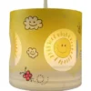 Kinderzimmer Pendelleuchte Lampenschirm drehend Motiv Sonne – tolle Lichteffeke