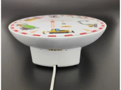 Kinderzimmer Wandlampe Baustelle Ø 25cm mit Schalter, Kabel, Stecker & E14 LED