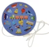 Kinderzimmer Wandlampe mit Fahrzeug Motiven, Schalter und Stecker, Ø 25cm