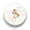 Kinderzimmer Wandlampe PONY PAULA mit Kabel, Stecker & Schalter, Ø 25cm