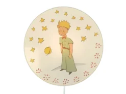 Kinderzimmer Wandlampe PRINZ mit Kabel, Stecker & Schalter, Ø 25cm