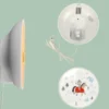 Kinderzimmer Wandlampe Ritter Ø 25cm mit Schalter, Kabel, Stecker & E14 LED