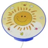 Kinderzimmer Wandlampe SUNNY Gelb, Motiv Sonne, Ø 25cm