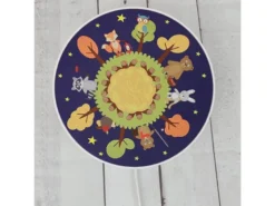 Kinderzimmer Wandlampe Wald Ø 25cm mit Schalter, Kabel, Stecker & E14 LED