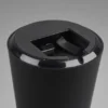 Kleine Akku Tischleuchte LENNON per USB aufladbar Schwarz, Höhe 21cm