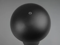 Kleine Akku Tischleuchte LENNON per USB aufladbar Schwarz, Höhe 21cm
