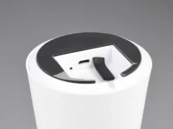 Kleine Akku Tischleuchte LENNON per USB aufladbar Weiß, Höhe 21cm